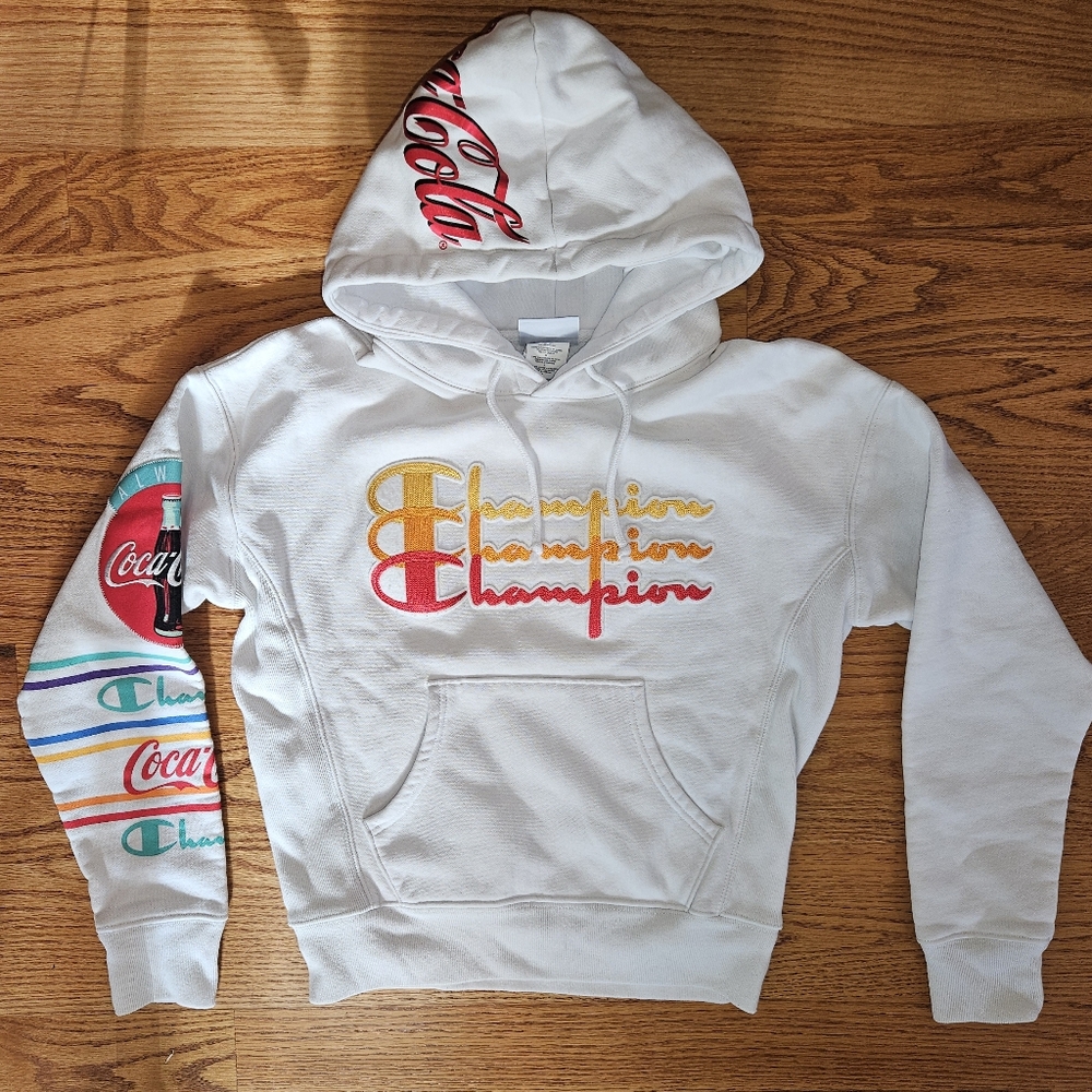 Champion X Coca Cola Small Reverse Weave Hoodie